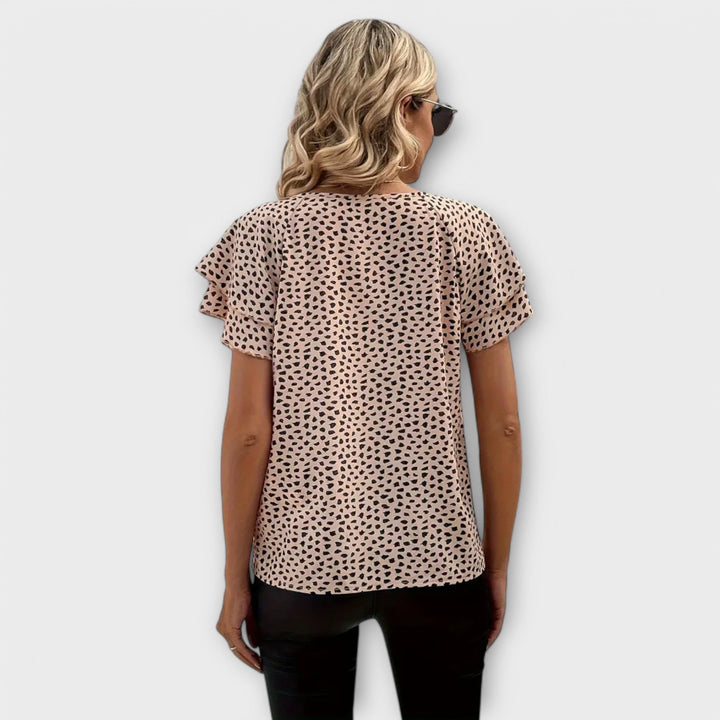 Jette - All-over printet bluse