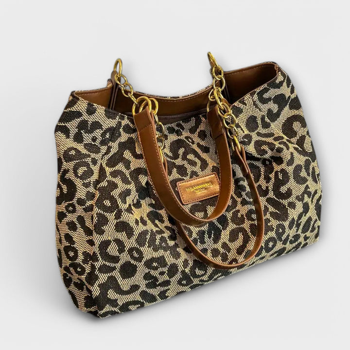 Nordic – Leopard Canvas Tote