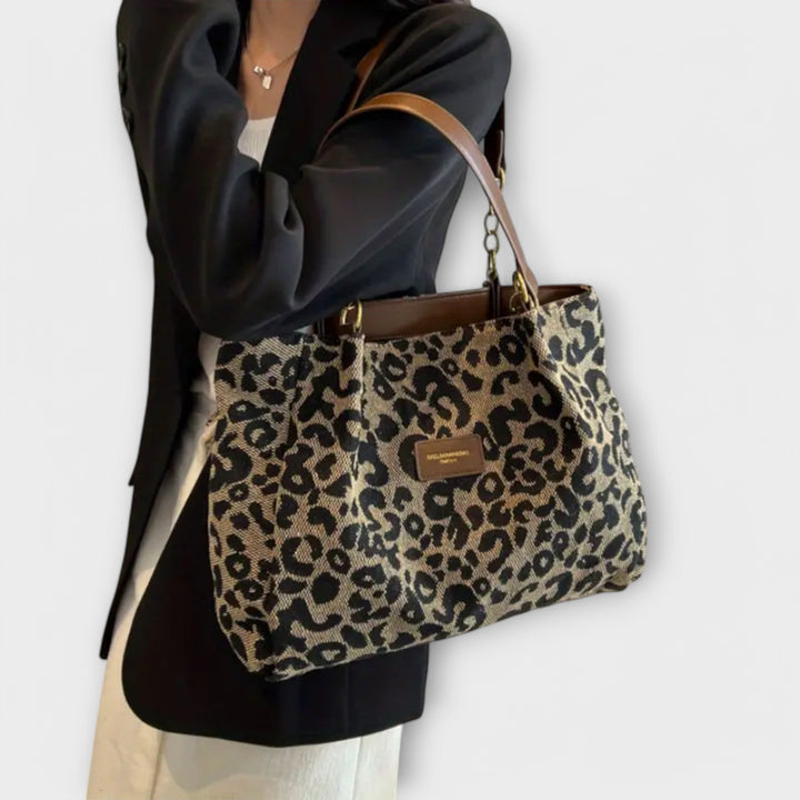 Nordic – Leopard Canvas Tote