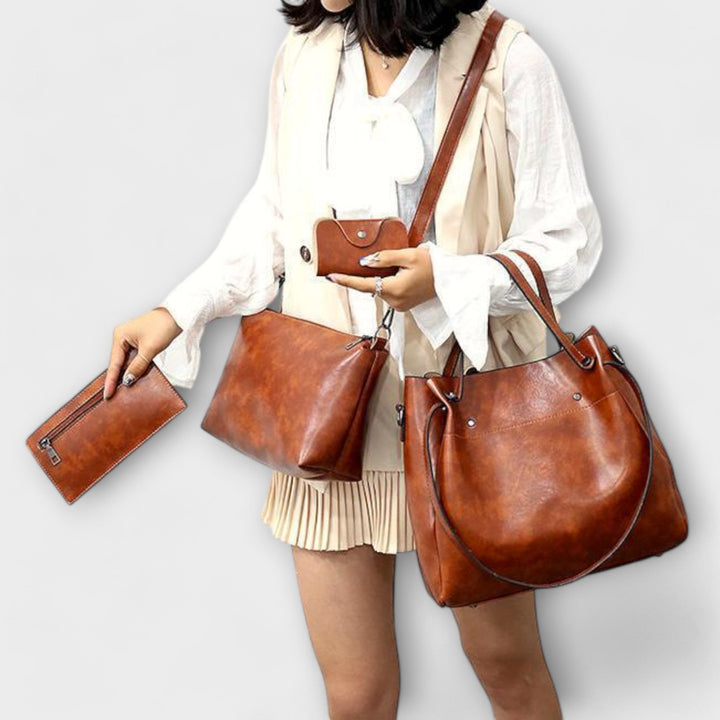 Nordic. - 4-teiliges Vintage-Taschen-Set