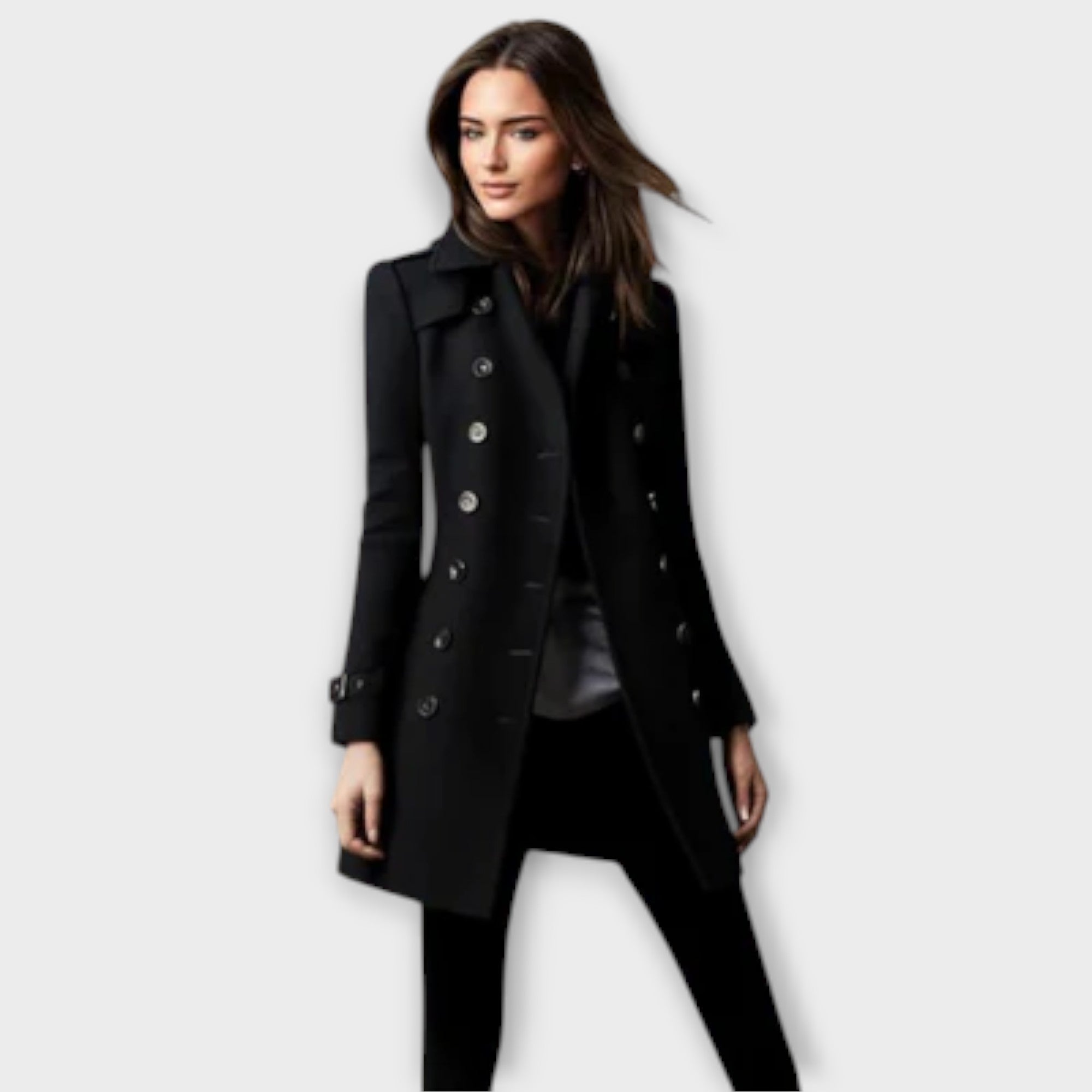 Lis – Dobbelt­radet trenchcoat