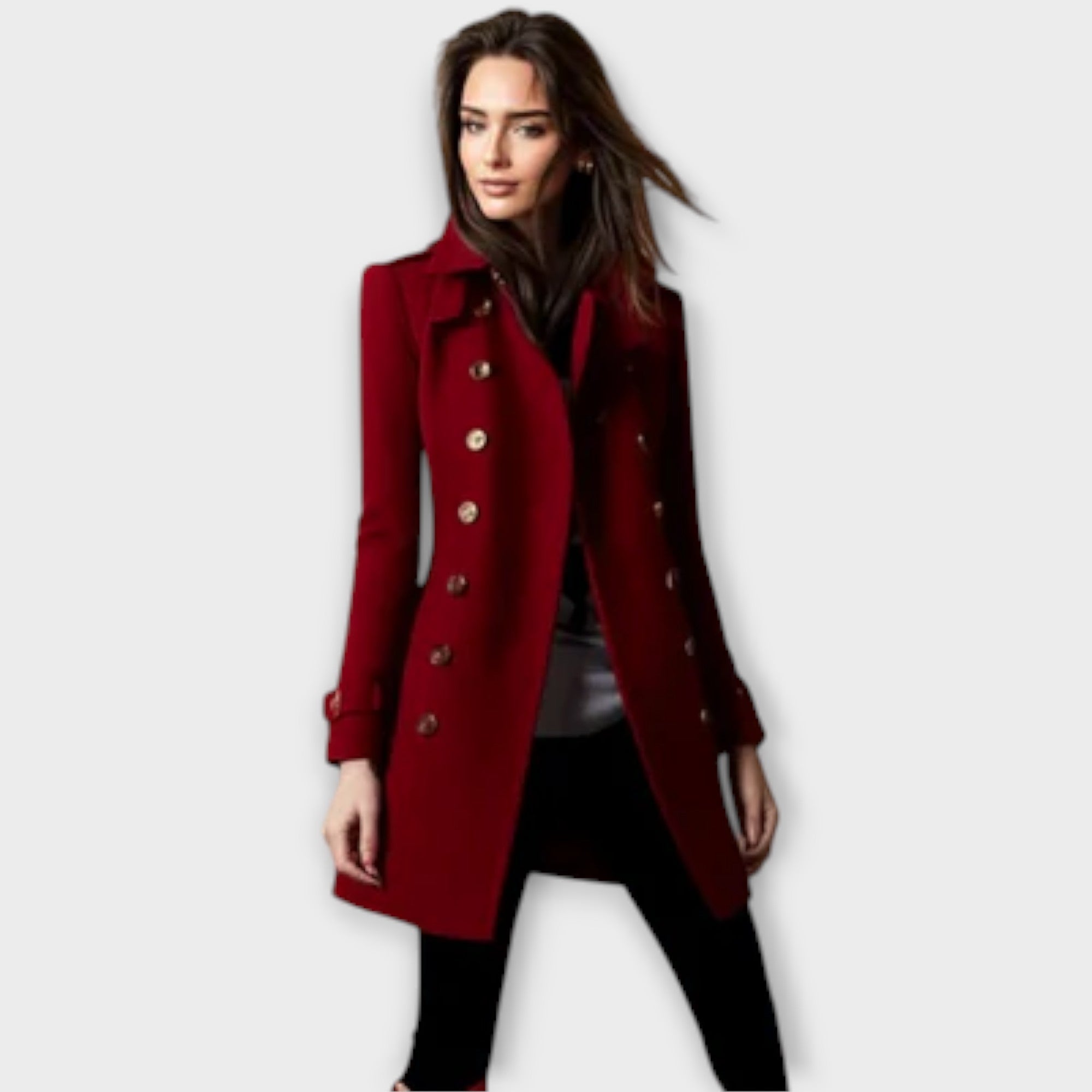 Lis – Dobbelt­radet trenchcoat