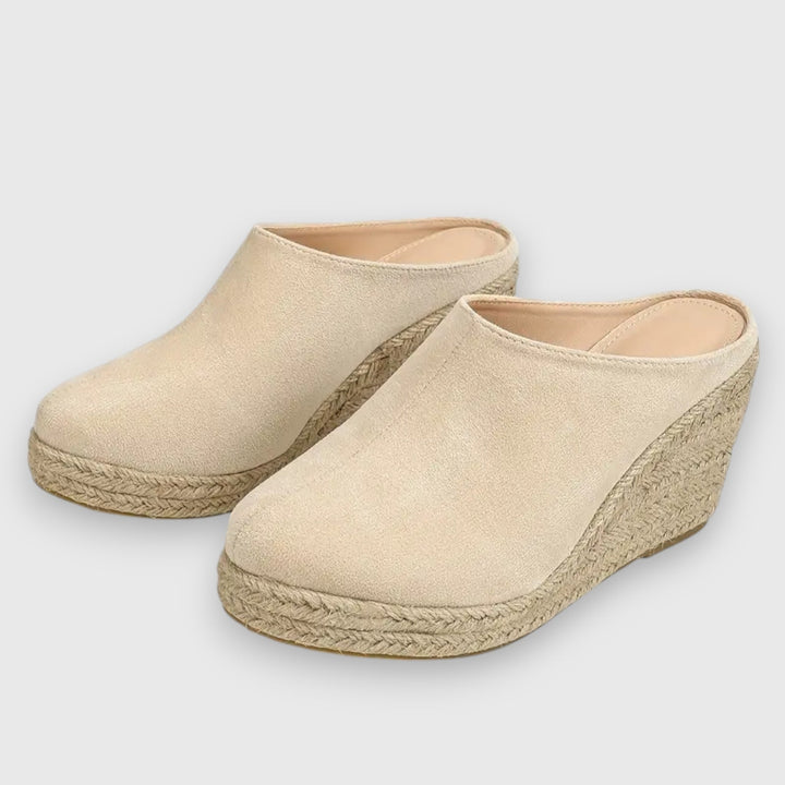 Inge – Espadrille kilehælsandaler