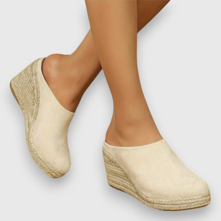 Inge – Espadrille kilehælsandaler