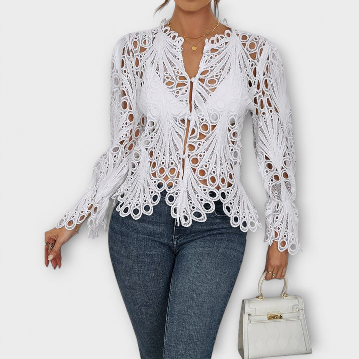 Rikke – Asymmetrisk bluse