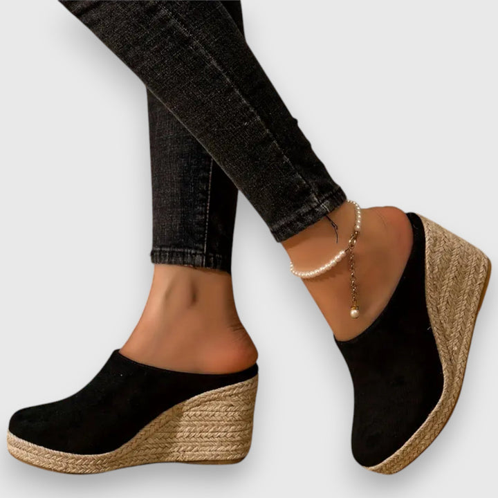 Inge – Espadrille kilehælsandaler