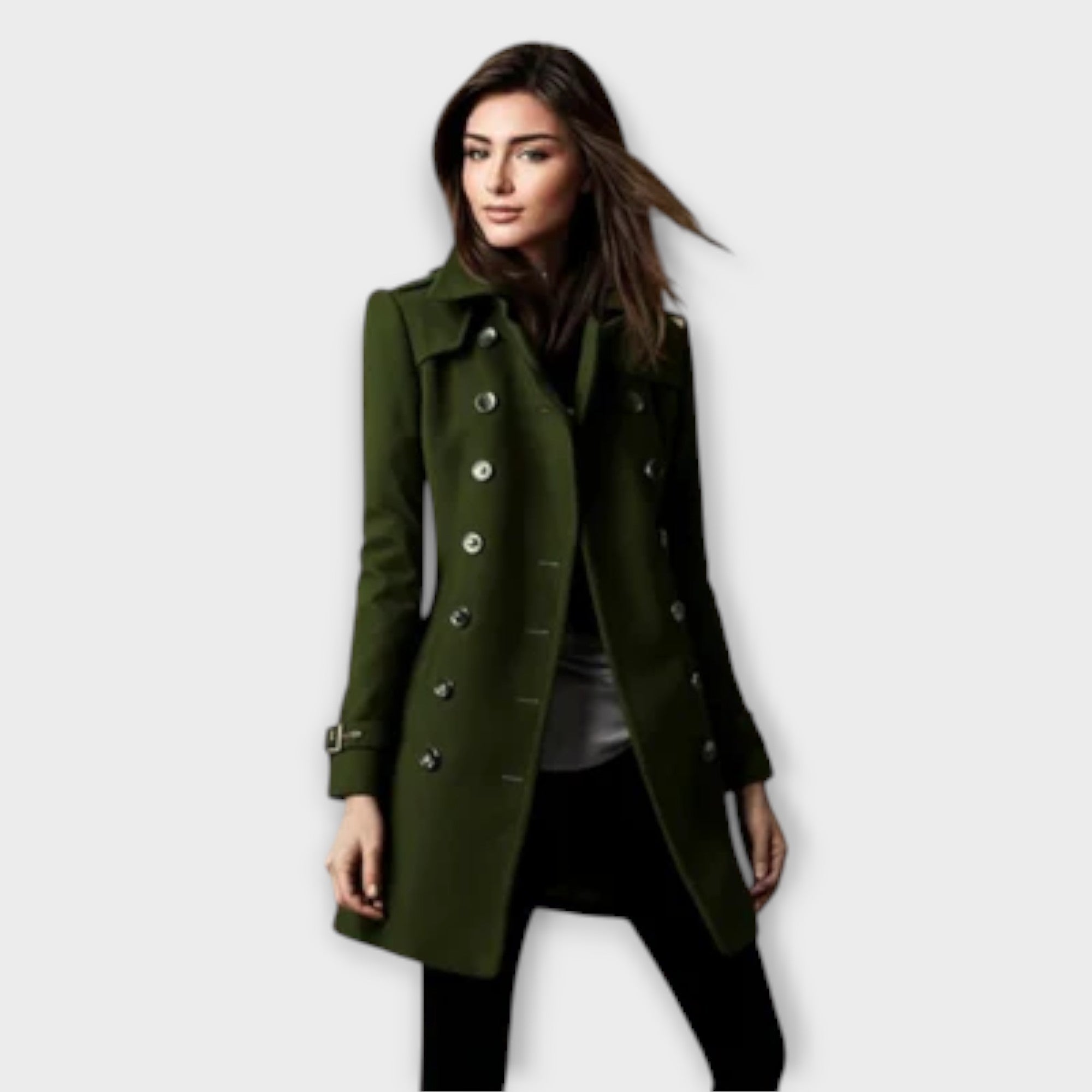 Lis – Dobbelt­radet trenchcoat