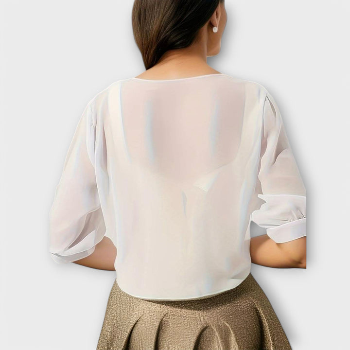 Karin – Bluse med åben front