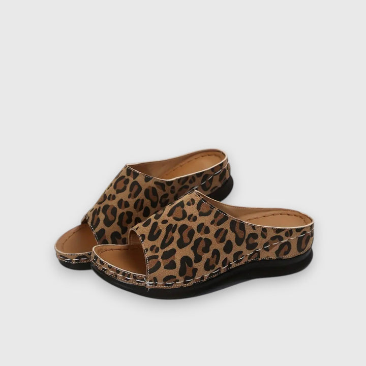 Bente – Leopard sandaler