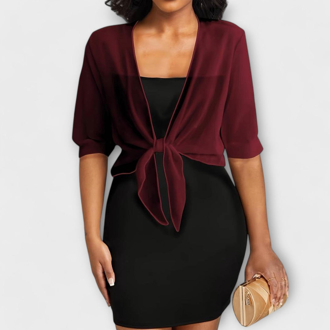 Karin – Bluse med åben front