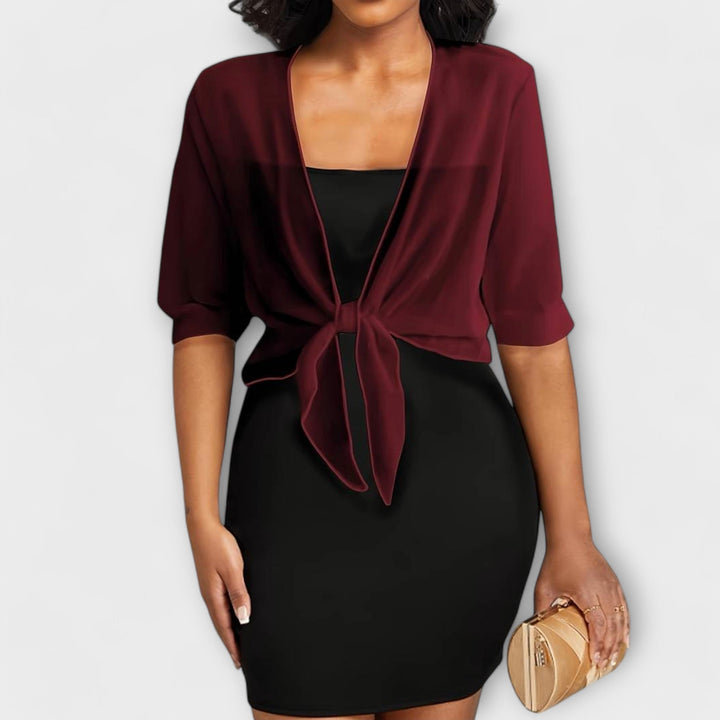 Karin – Bluse med åben front