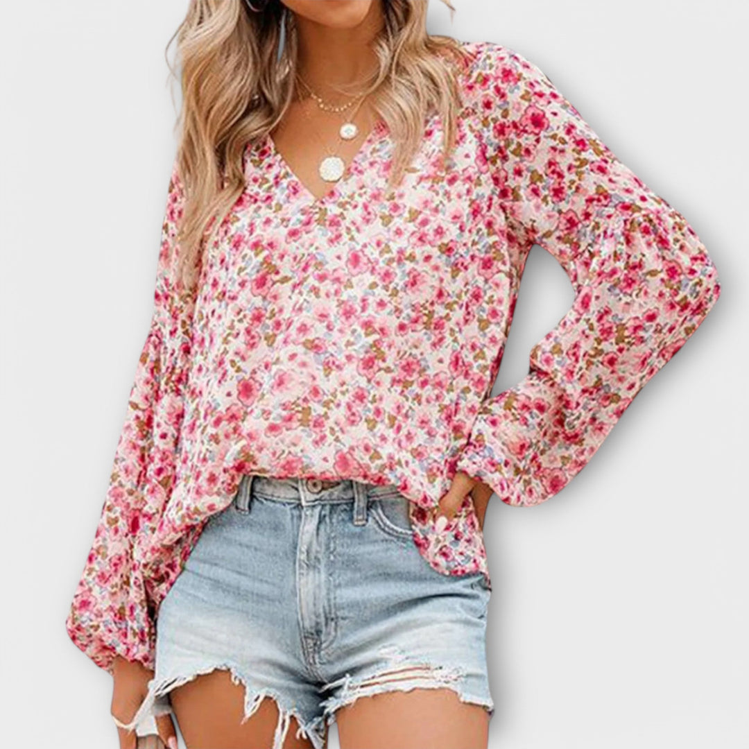 Anne – Langærmet damebluse