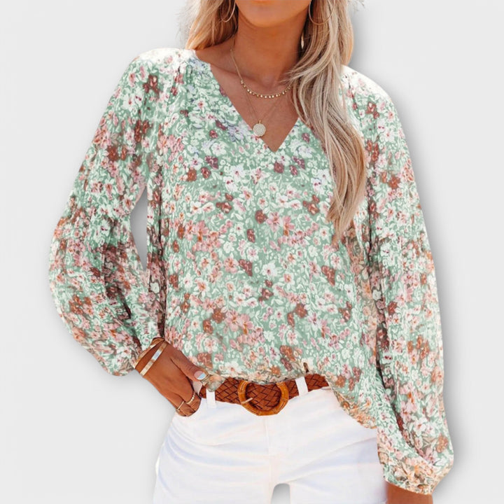 Anne – Langærmet damebluse