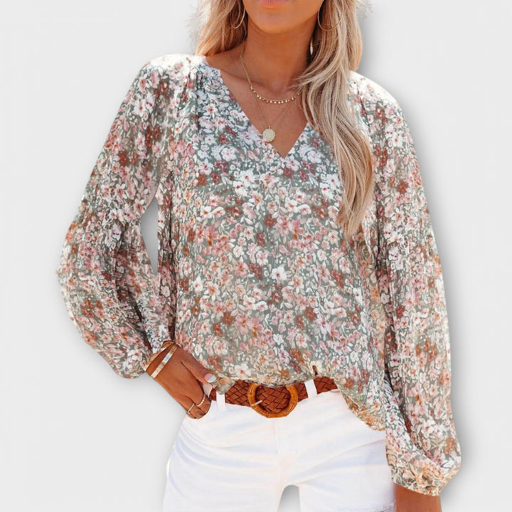 Anne – Langærmet damebluse