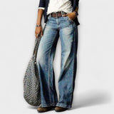 Karen – Denim-buks med vide ben