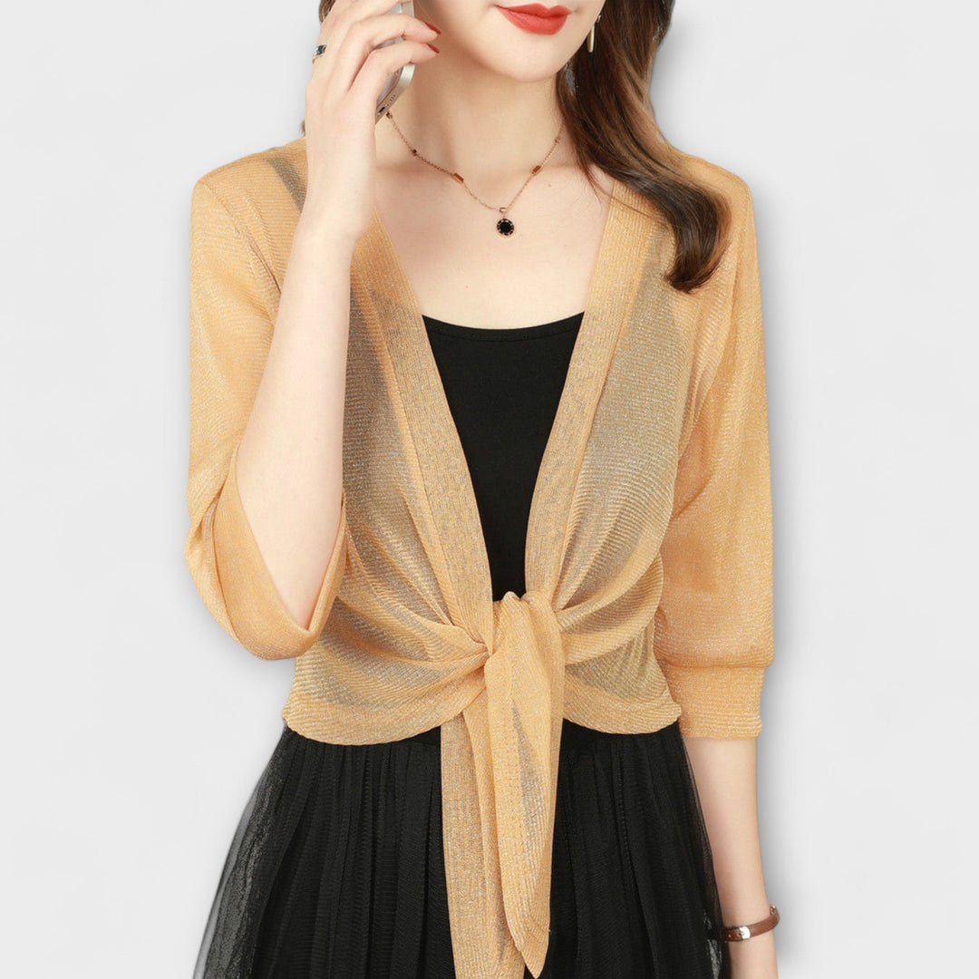 Karin – Bluse med åben front