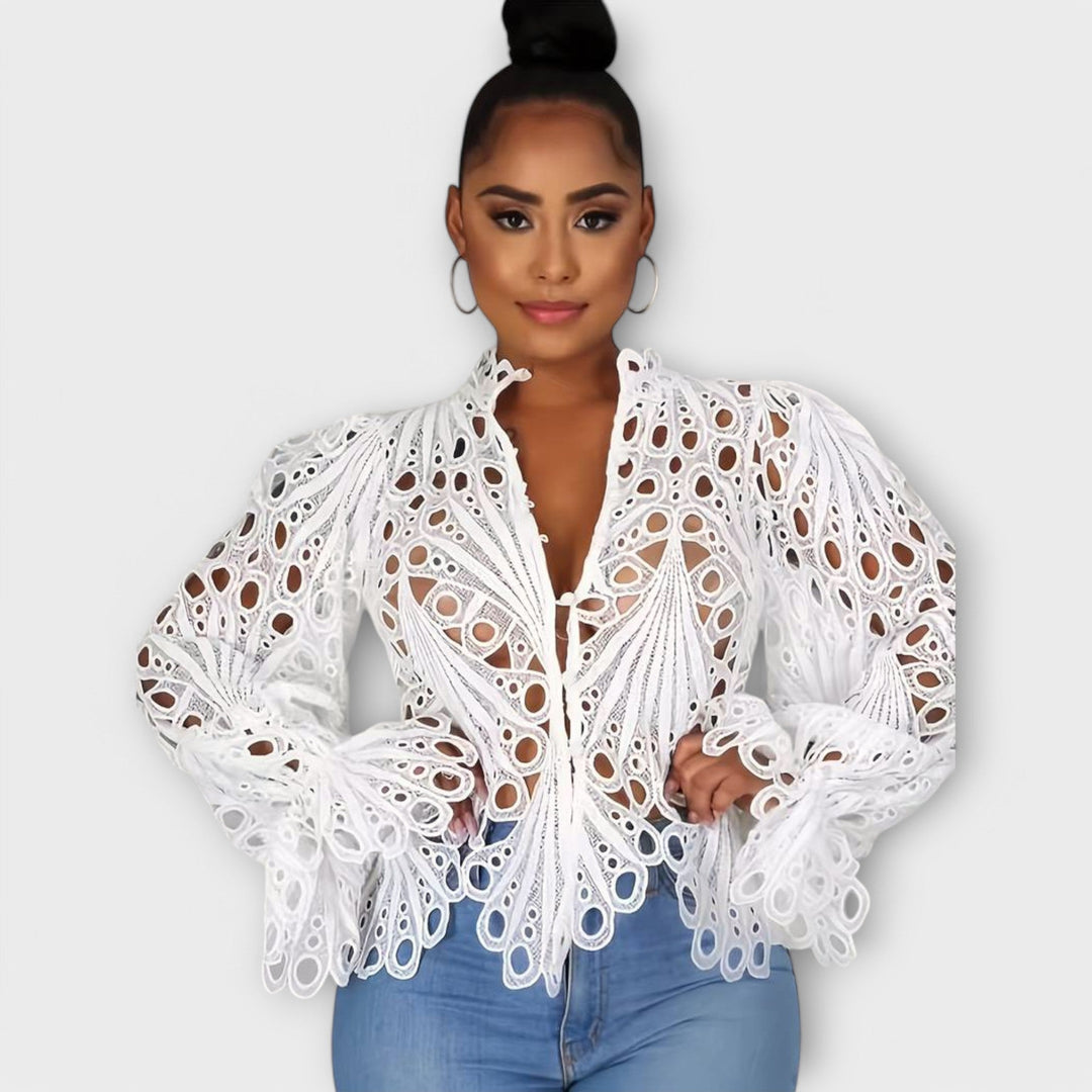 Rikke – Asymmetrisk bluse