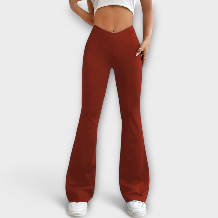 Lene - Lockere Hose mit ausgestelltem Bein