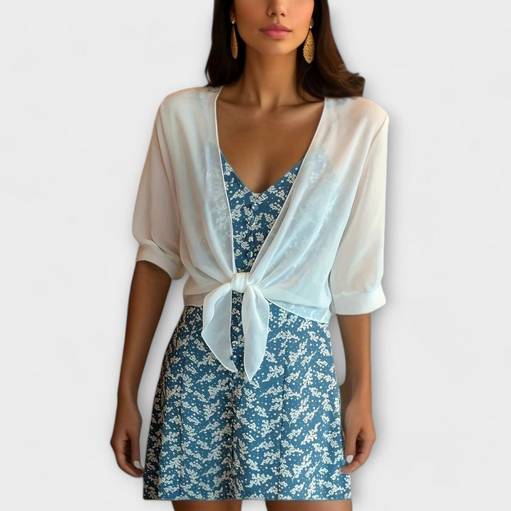 Karin – Bluse med åben front