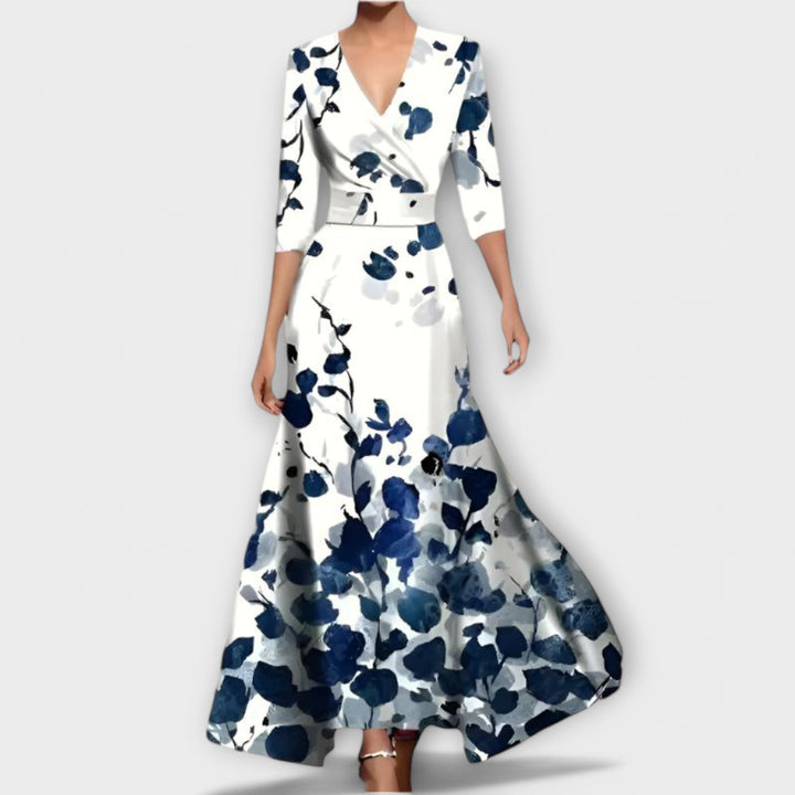 Grethe – Elegant damkjole med ærmedesign