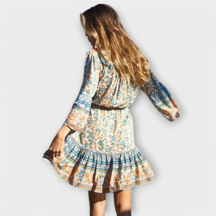 Hanne – kort boho-kjole