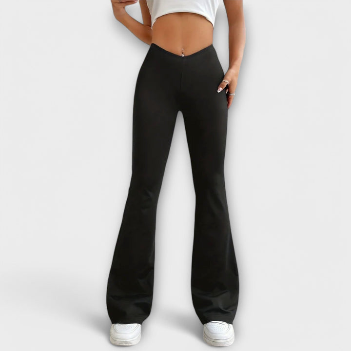 Lene - Lockere Hose mit ausgestelltem Bein