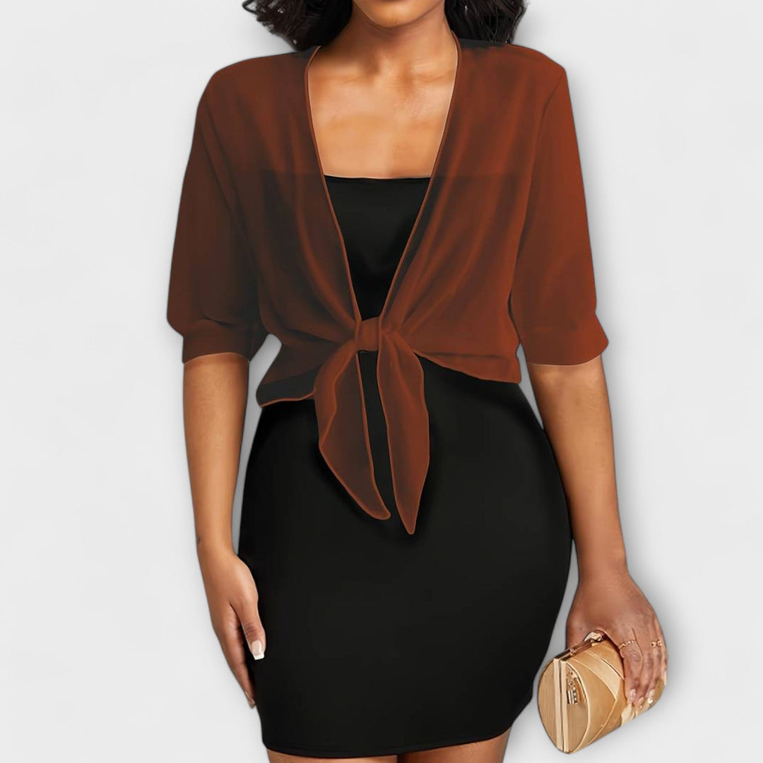 Karin – Bluse med åben front