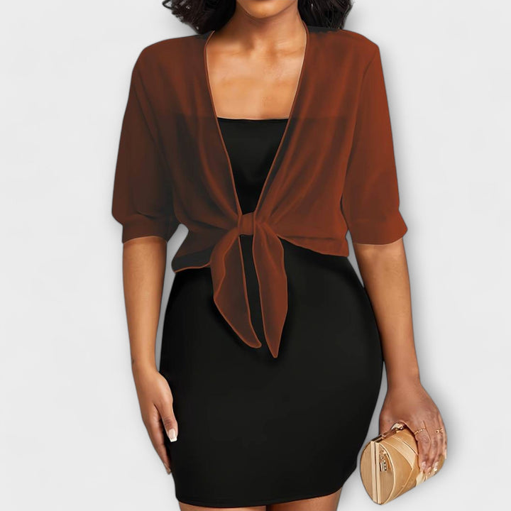 Karin – Bluse med åben front