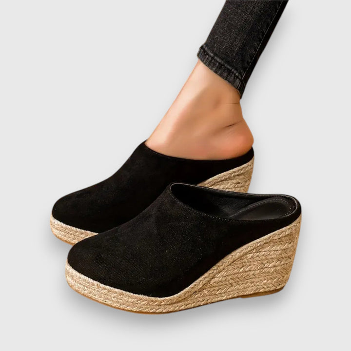 Inge – Espadrille kilehælsandaler