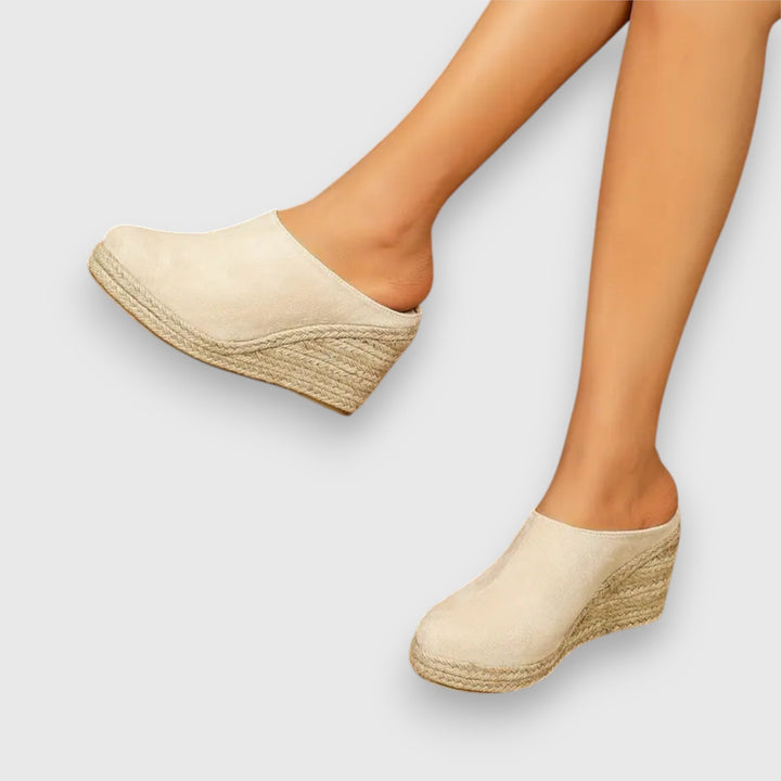 Inge – Espadrille kilehælsandaler