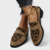 Hanne – Elegante damesko med leopardmønster