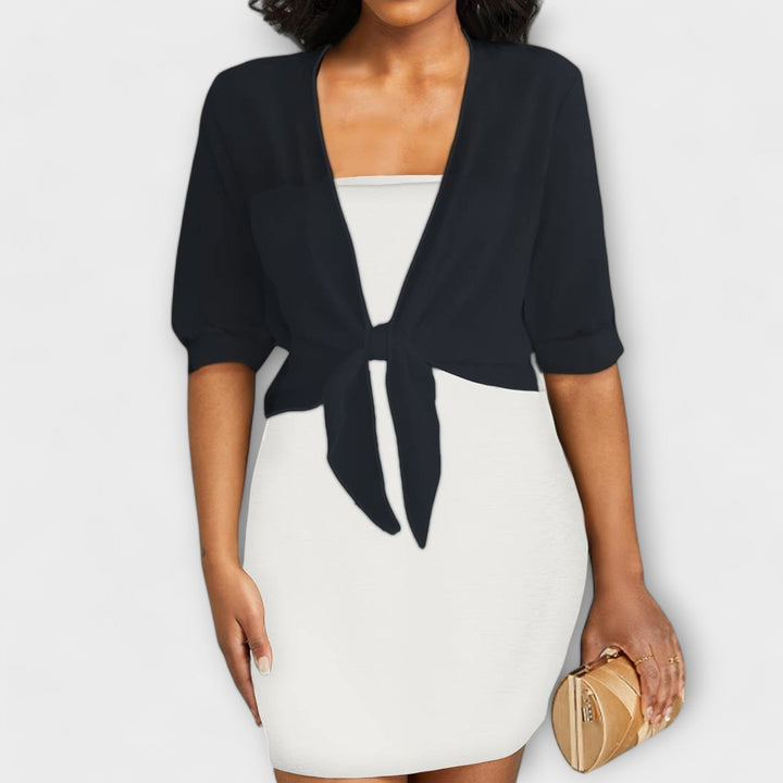 Karin – Bluse med åben front