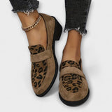 Hanne – Elegante damesko med leopardmønster