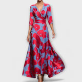 Grethe – Elegant damkjole med ærmedesign