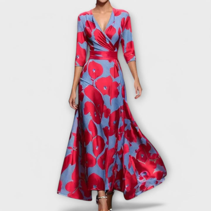 Grethe – Elegant damkjole med ærmedesign